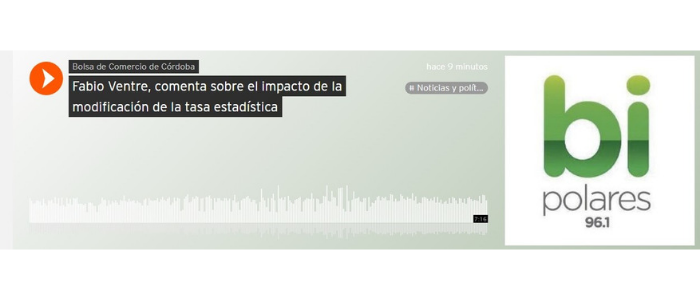 Fabio Ventre, comenta sobre el impacto de la modificación de la tasa estadística